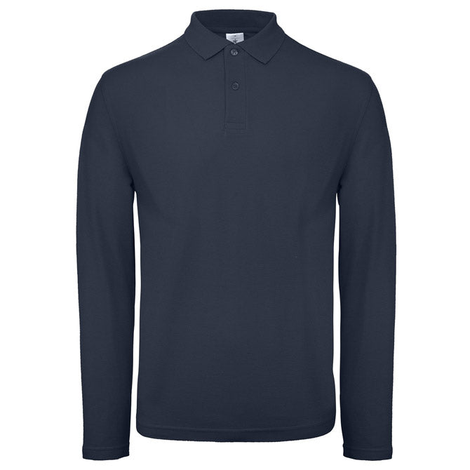 MAJICA DUGI RUKAVI POLO B&C ID.001 LSL 180G TAMNO PLAVA L