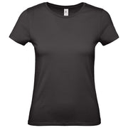 MAJICA KRATKI RUKAVI B&C #E150/WOMEN CRNA 2XL