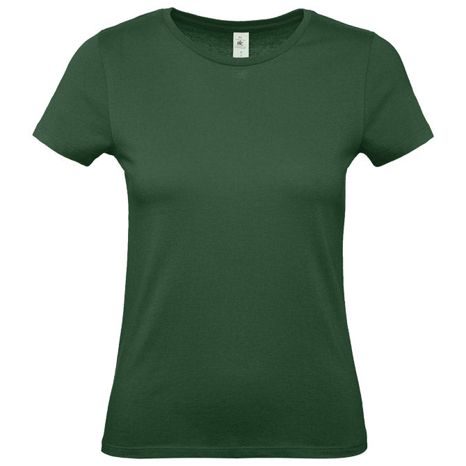MAJICA KRATKI RUKAVI B&C #E150/WOMEN TAMNO ZELENA S