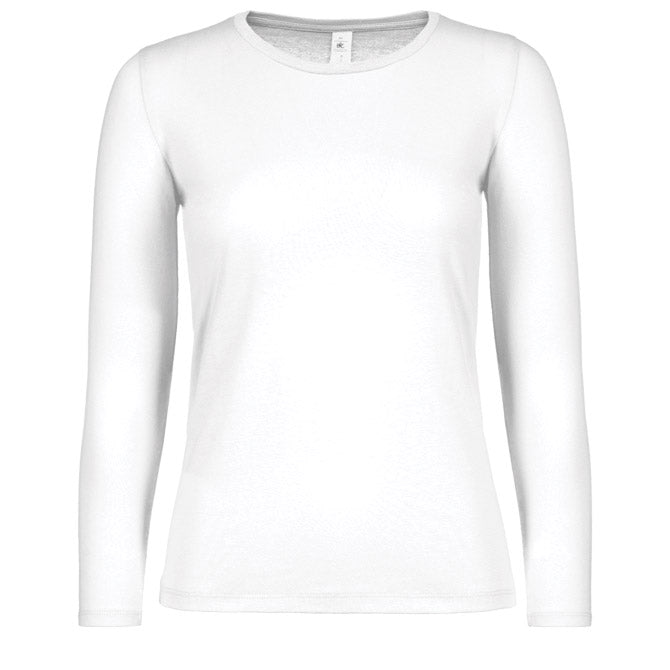 MAJICA DOLGI ROKAVI B&C #E150/WOMEN LSL BELA XS