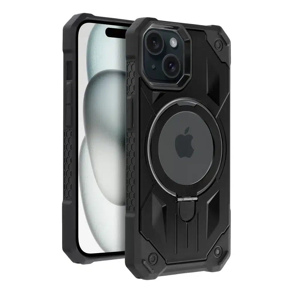 Ochranný kryt Armor Mag Cover kompatibilní s MagSafe pro iPhone 15 černý