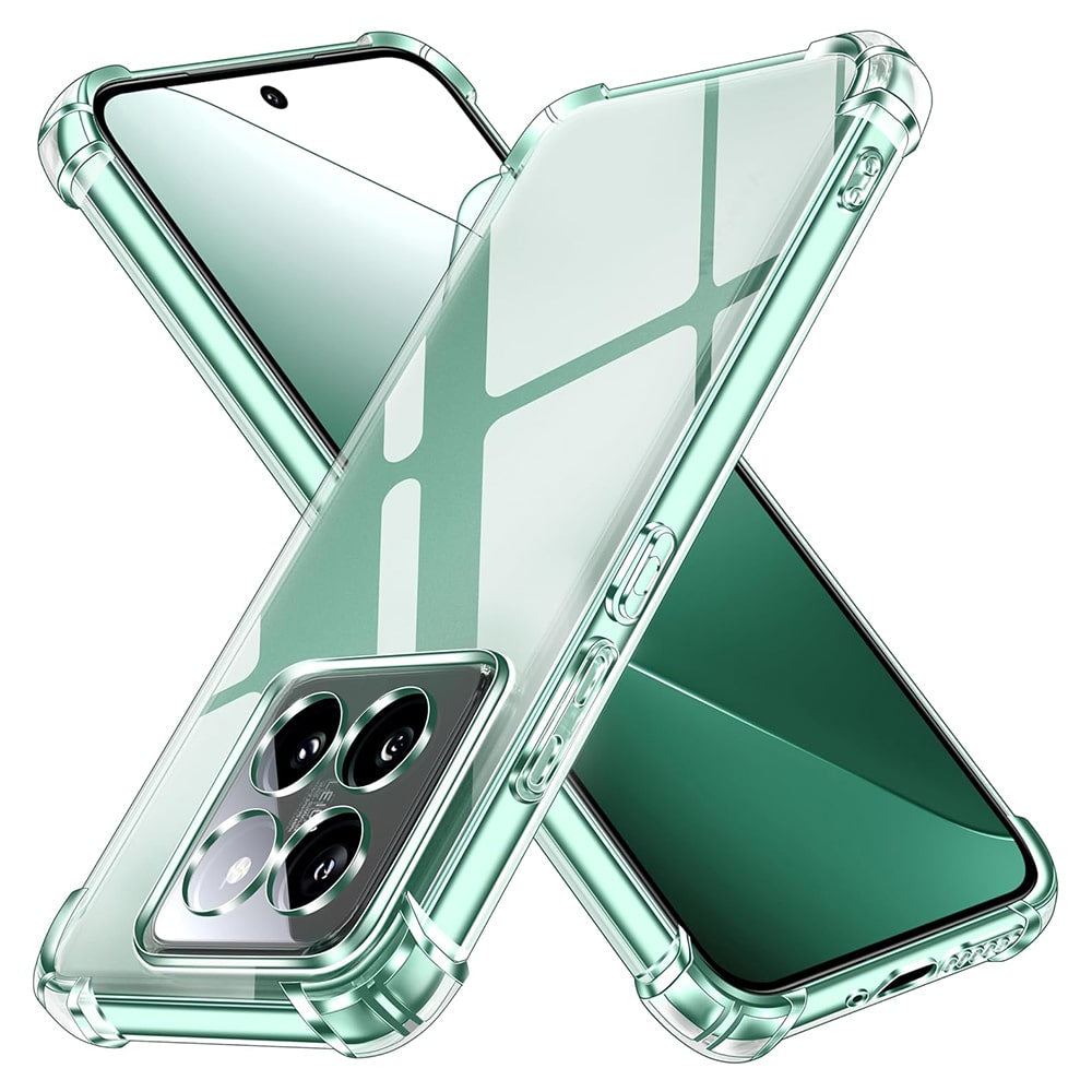 Techsuit Shockproof Clear Silicone prozirna maskica otporna na udarce za Xiaomi 14 Pro