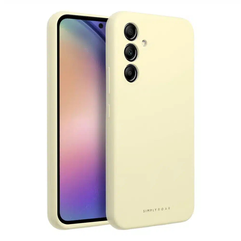 Roar Cloud-Skin pouzdro – pro Samsung Galaxy A54 5G světle žluté