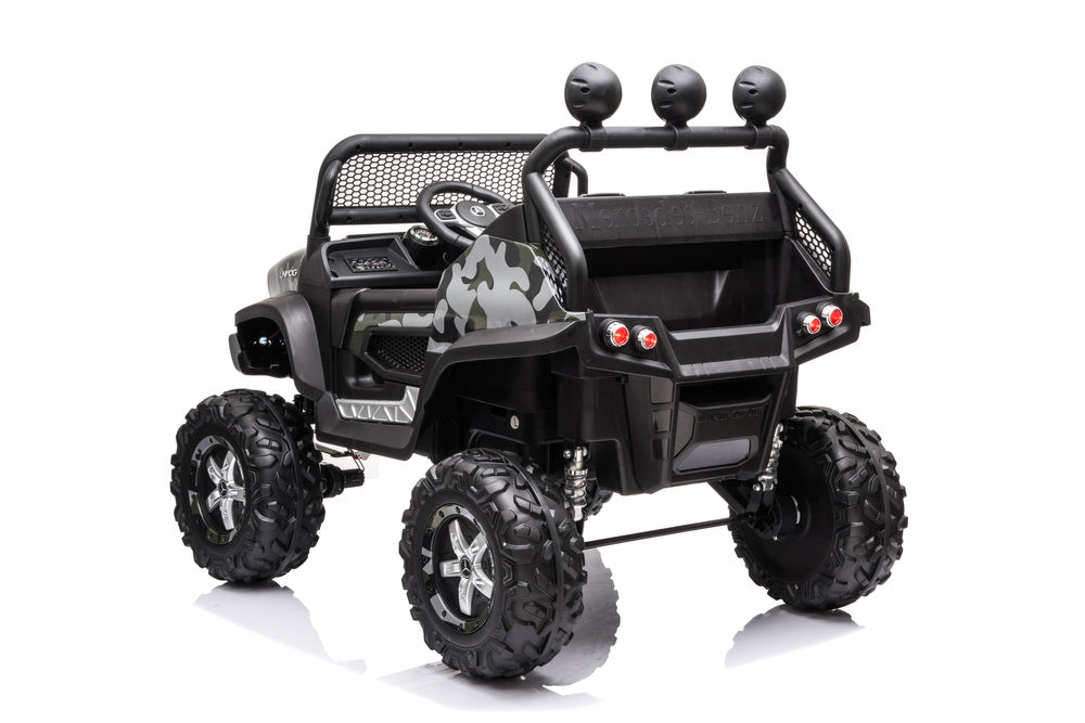 Licencirani auto na akumulator Mercedes Unimog S - moro/army