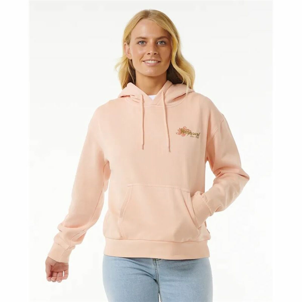 Ženska Majica s Kapuljačom Rip Curl Wild Bloom Rumena
