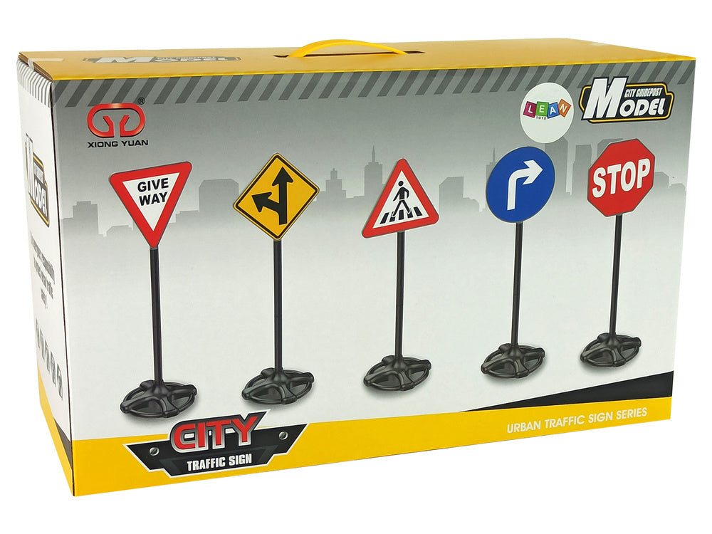 Veliki set edukativnih prometnih znakova 82 cm - 5 znakova