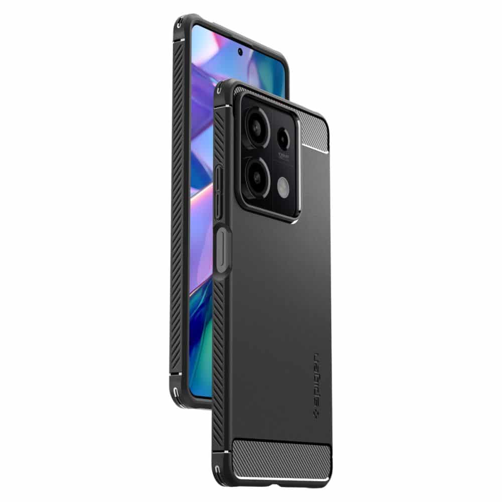Spigen - Rugged Armor pouzdro pro Xiaomi Redmi Note 13 5G - černé