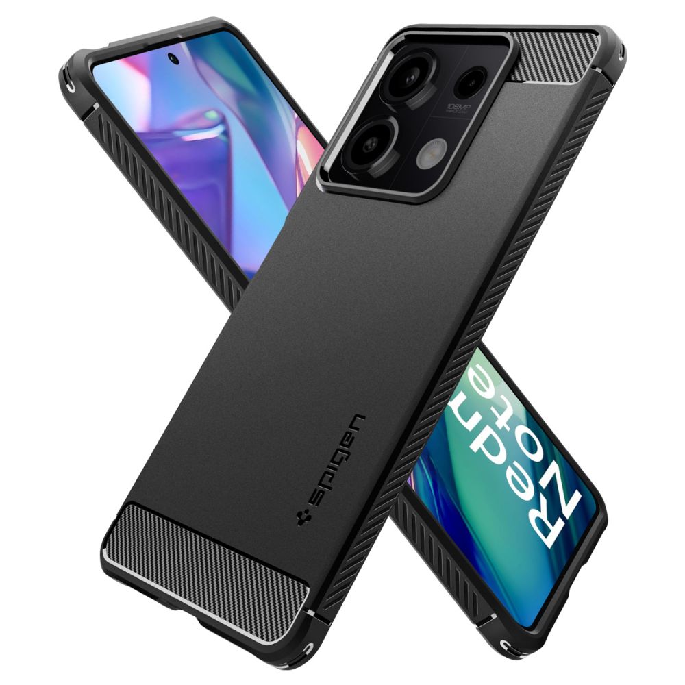 Spigen - Rugged Armor pouzdro pro Xiaomi Redmi Note 13 5G - černé