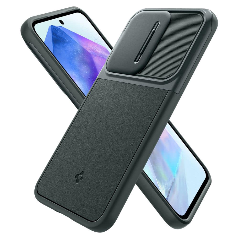 Spigen - Optik Armor kryt pro Samsung Galaxy A55 5G - Abyss Green
