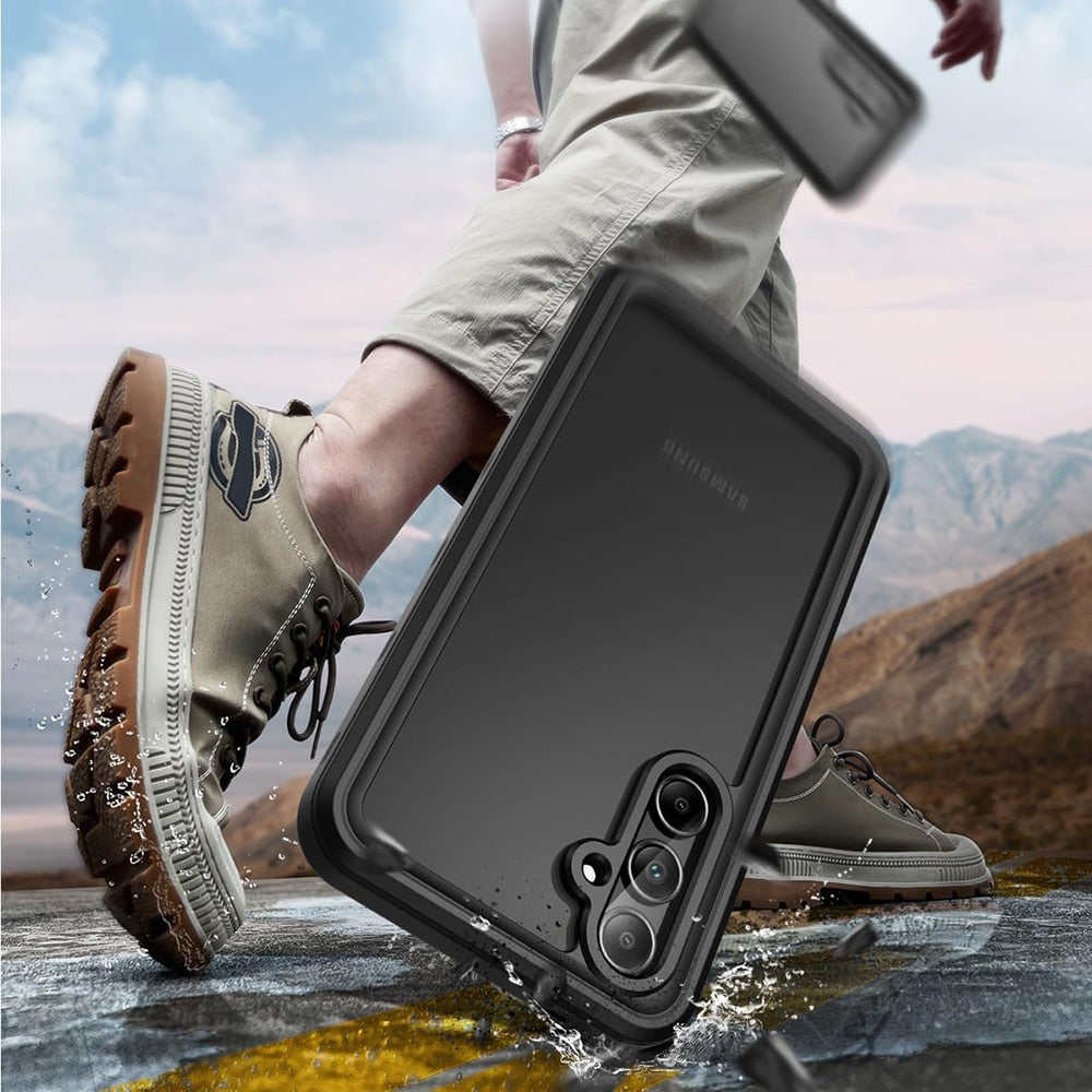 ShellBox – Vodotěsné pouzdro IP68 360° pro Samsung Galaxy A35 5G – Černá