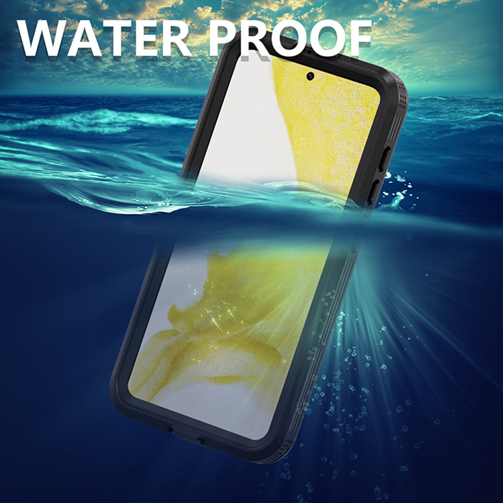 ShellBox – Vodootporna IP68 360° maska za Samsung Galaxy A25 5G – Crna
