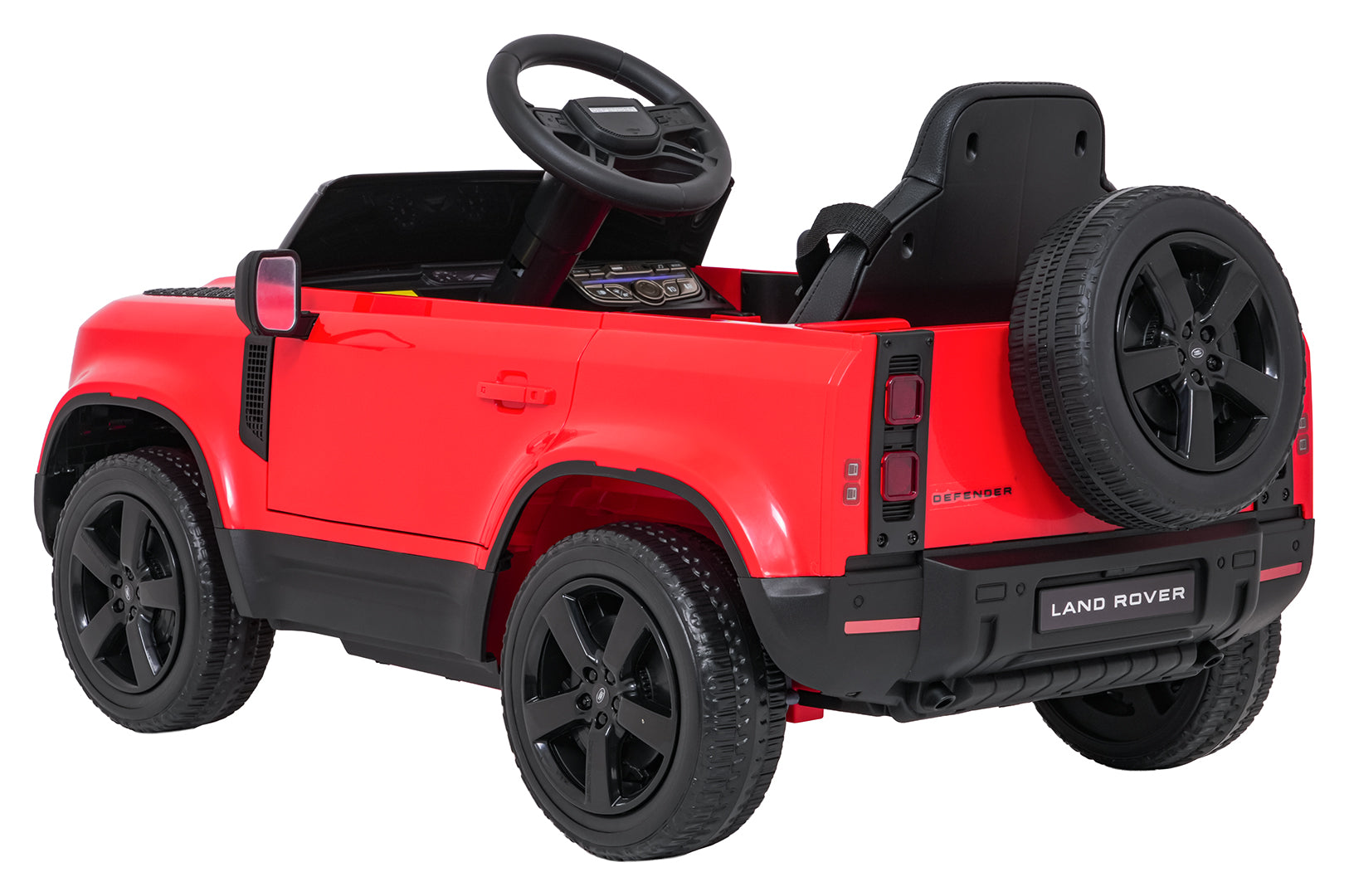 Licencirani auto na akumulator Land Rover Defender 4x4 - crveni