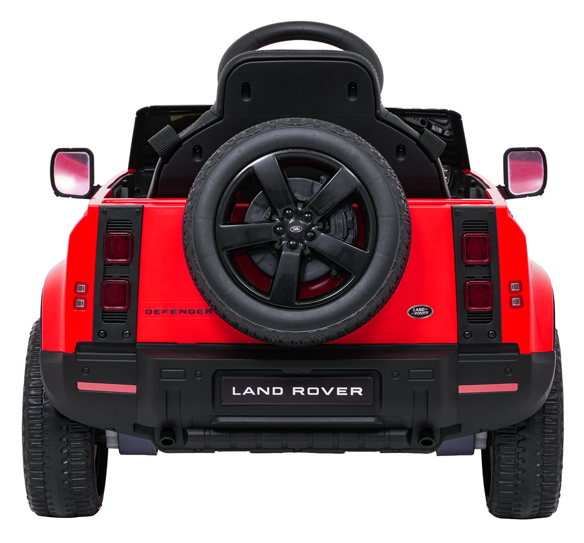 Licencirani auto na akumulator Land Rover Defender 4x4 - crveni