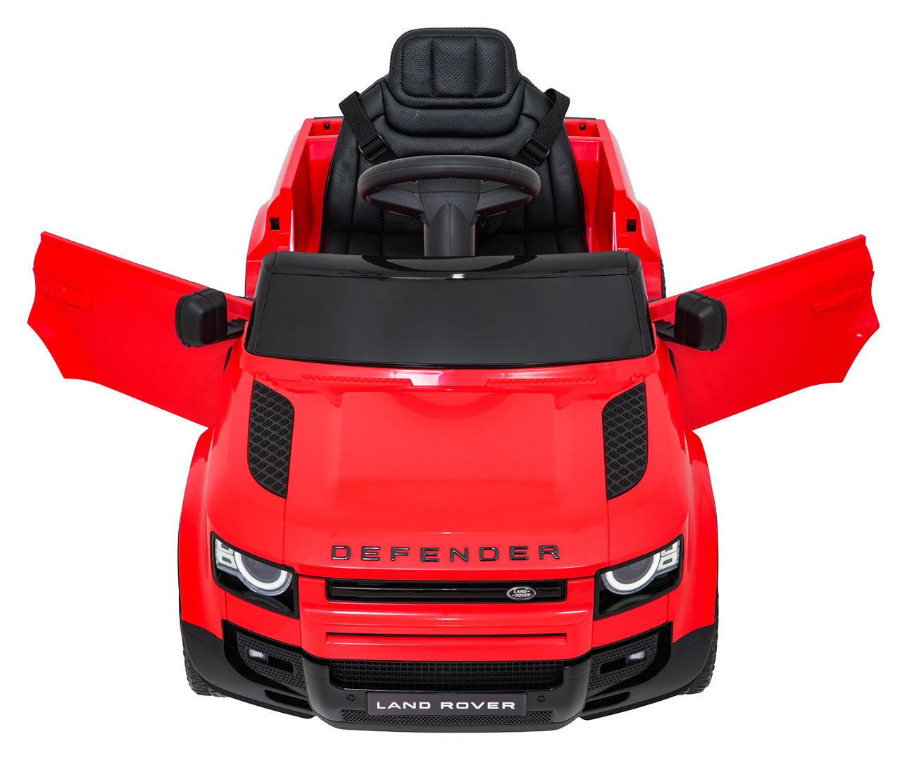Licencirani auto na akumulator Land Rover Defender 4x4 - crveni