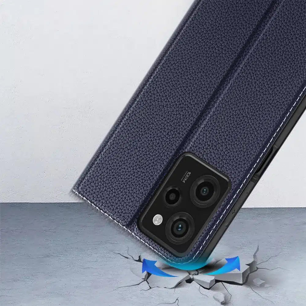 DUX DUCIS Skin X2 – flipové pouzdro pro Redmi Note 12 Pro 5G modrá