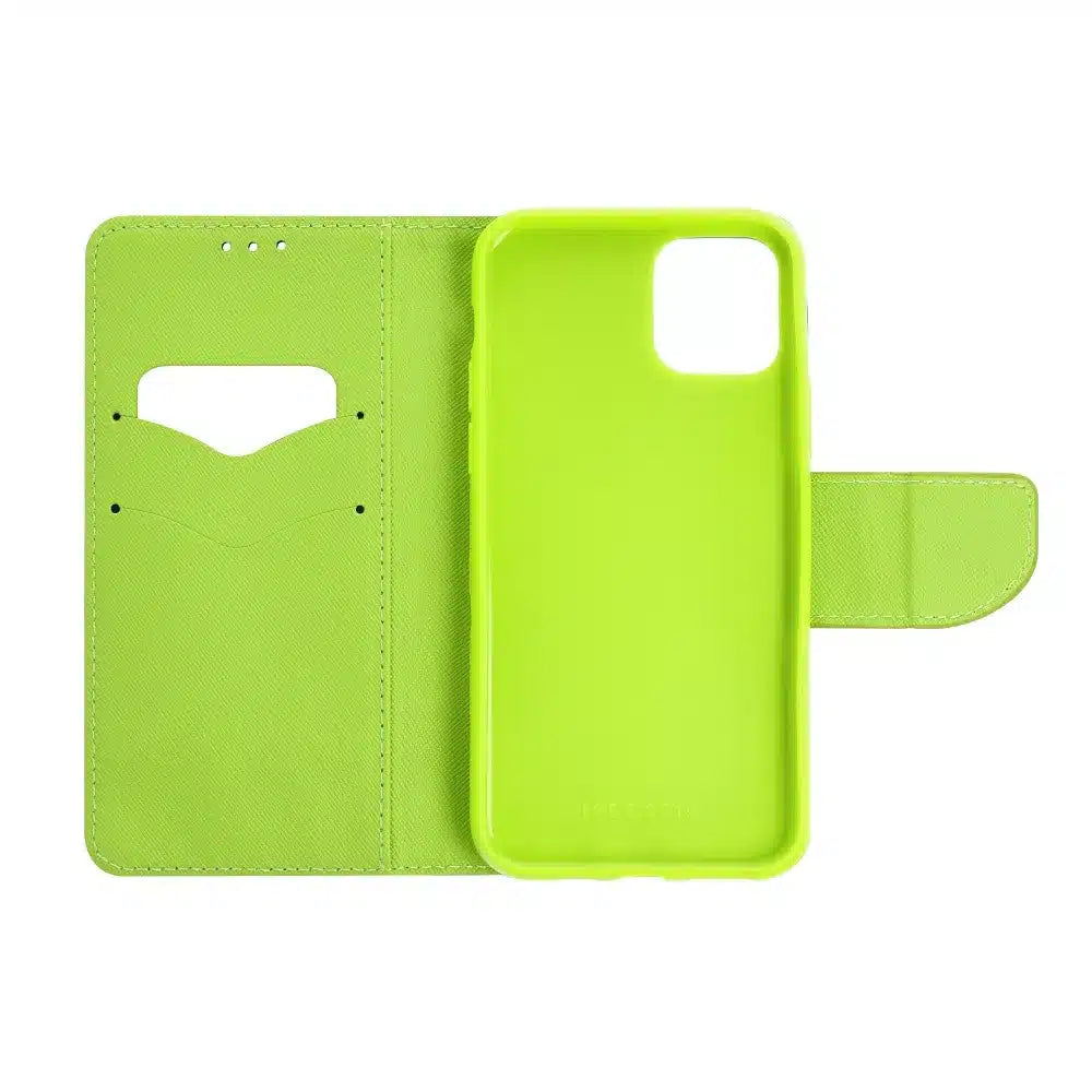 Fancy Book futrola za XIAOMI Redmi NOTE 12S mornarsko plava / limeta