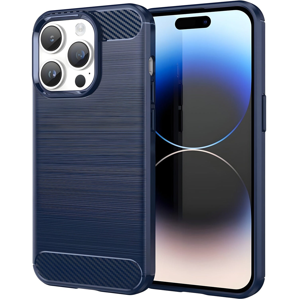 Futrola Carbon Shield TPU za Apple iPhone 14 Pro - Plava