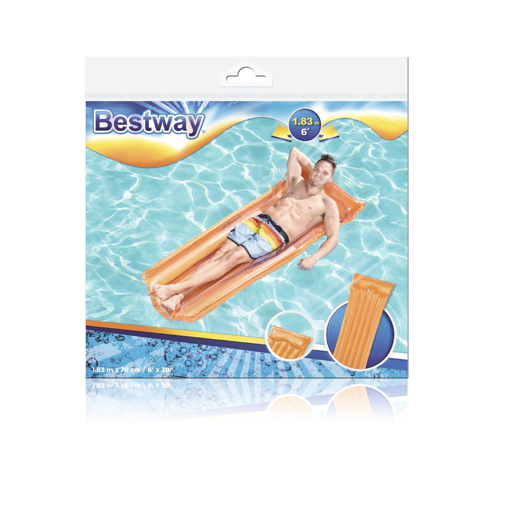Zračni madrac za plivanje narančasti 183 x 76 cm Bestway 44013