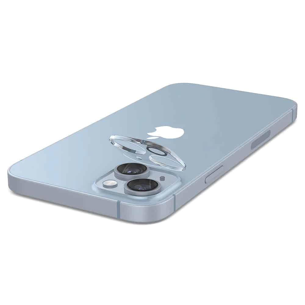 Spigen - Optik.TR sklo na fotoaparát (2 ks) - iPhone 14 / 14 Plus - Crystal Clear