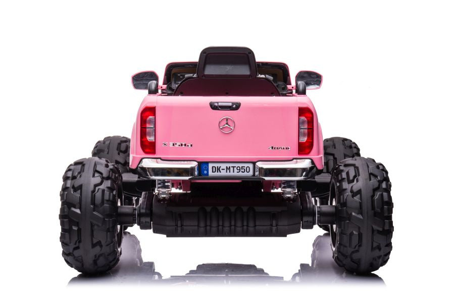 Licencirani auto na akumulator Mercedes DK-MT950 4x4 - svijetlo rozi