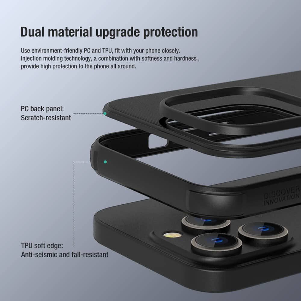 Nillkin – Super Frosted Shield Pro – iPhone 14 Pro Max – černá