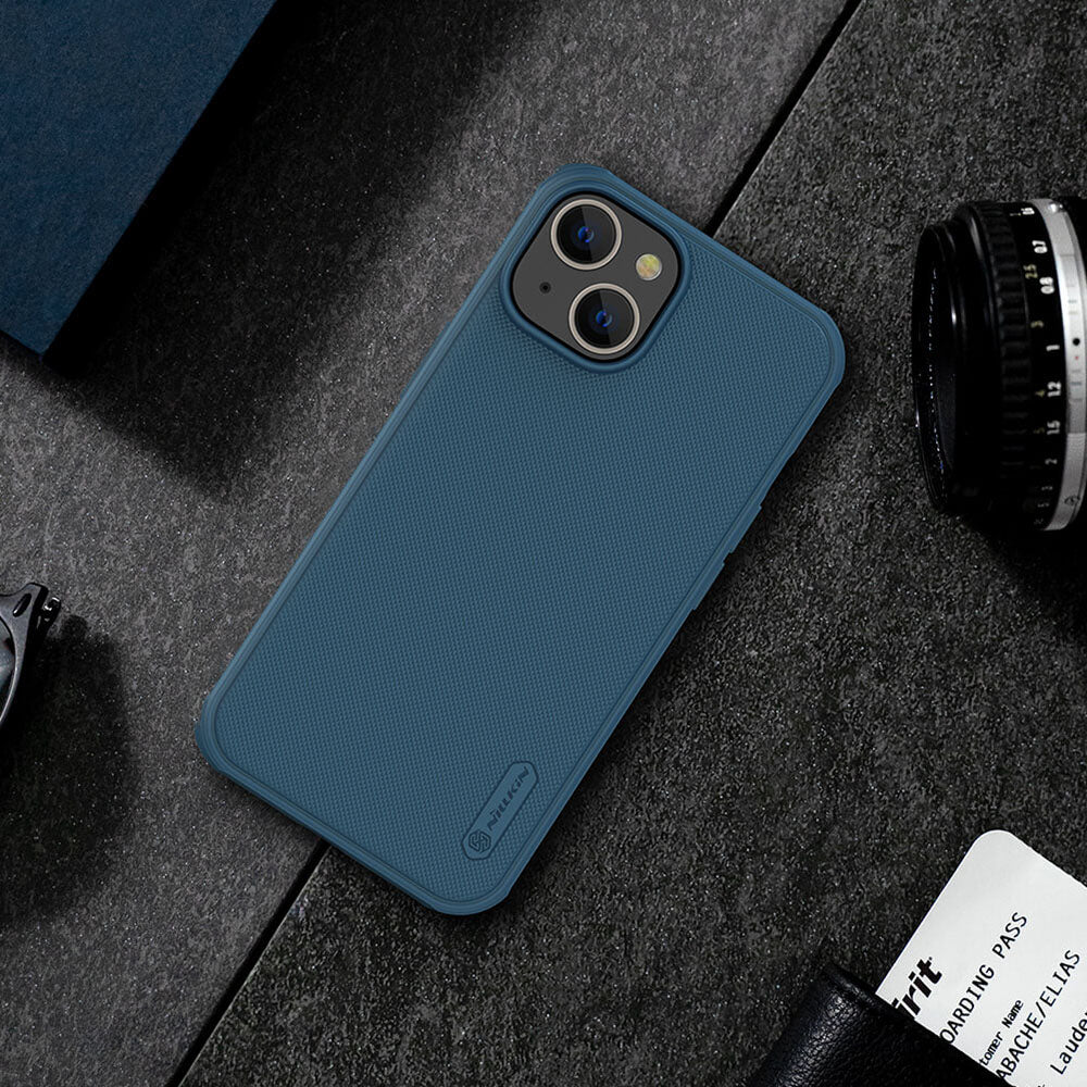 Nillkin - Super Frosted Shield Pro - iPhone 14 - modrá