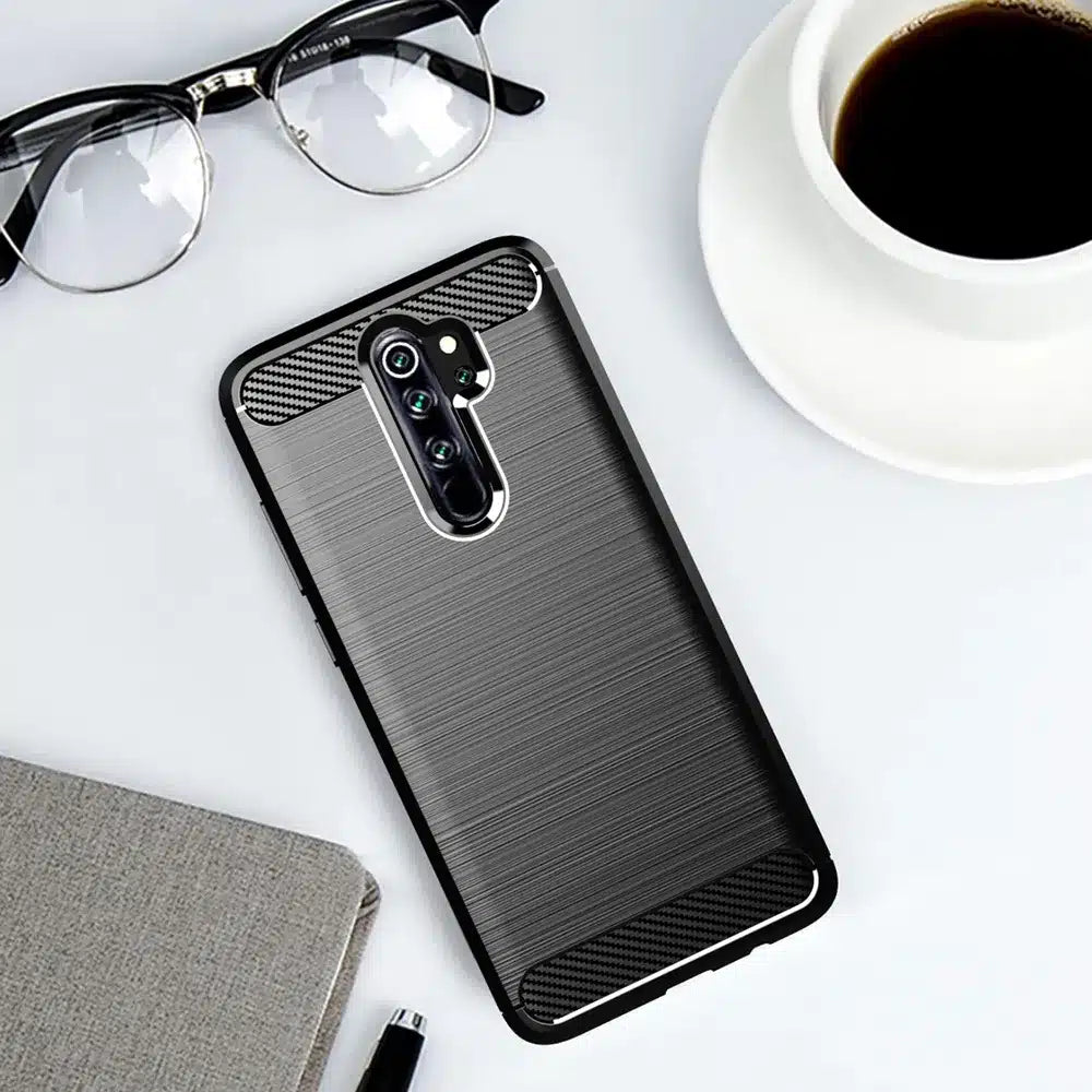 KARBONOVÝ kryt pro XIAOMI Redmi Note 8 Pro černý