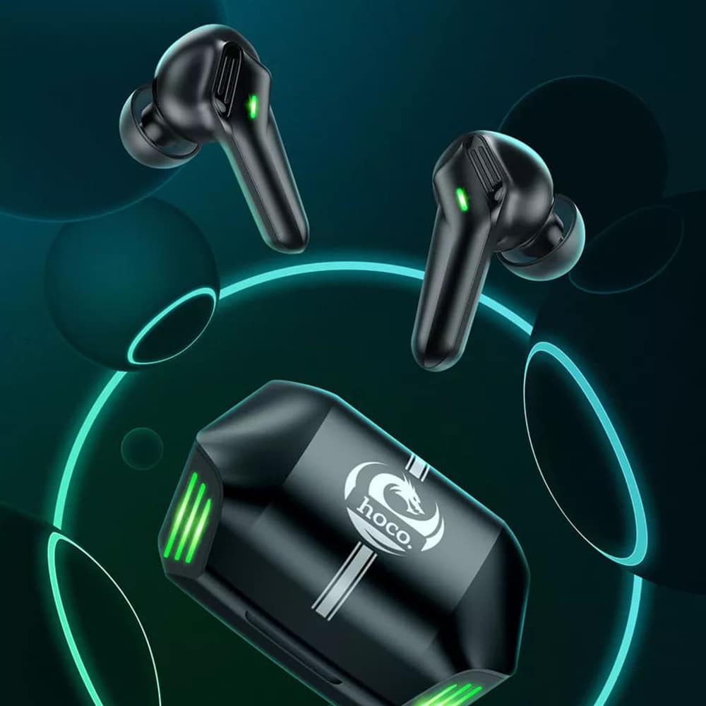 HOCO - TWS sluchátka Magic shadow (S21) s Bluetooth 5.0 a nízkou latencí - černá