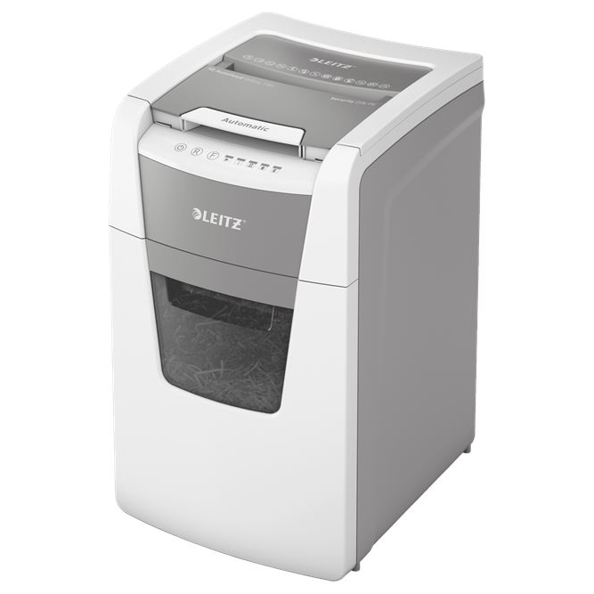 Leitz 80140000 uređaj za usitnjavanje papira Sjeckanje mikro rezom 22 cm Sivo, Bijelo