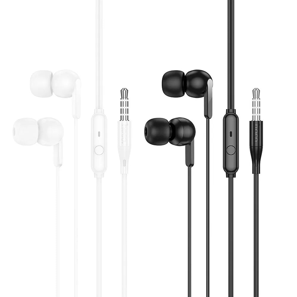 Drátová sluchátka do uší Jack 3,5 mm Hoco M124 černá