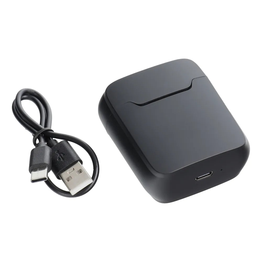 Bezdrátový lavalier mikrofon Lightning s nabíjecím pouzdrem S11, černý