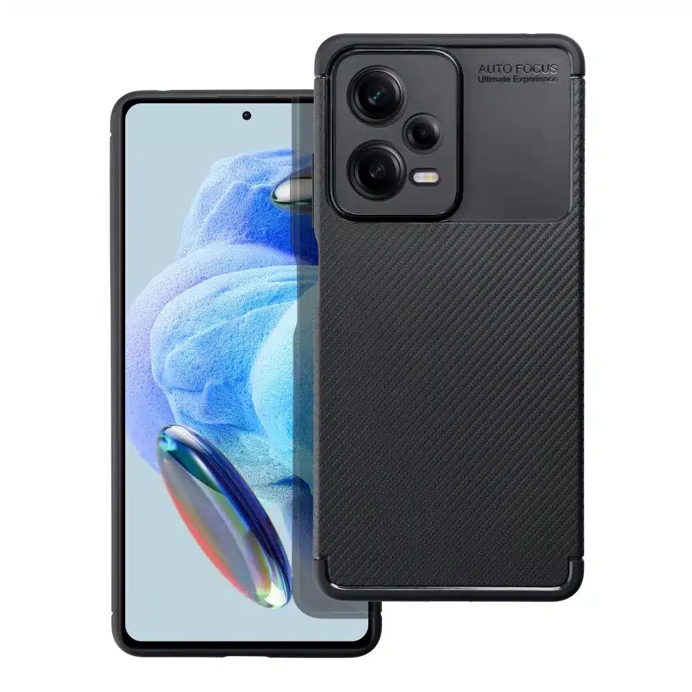 CARBON PREMIUM maska za XIAOMI Redmi NOTE 12 PRO+ 5G crna