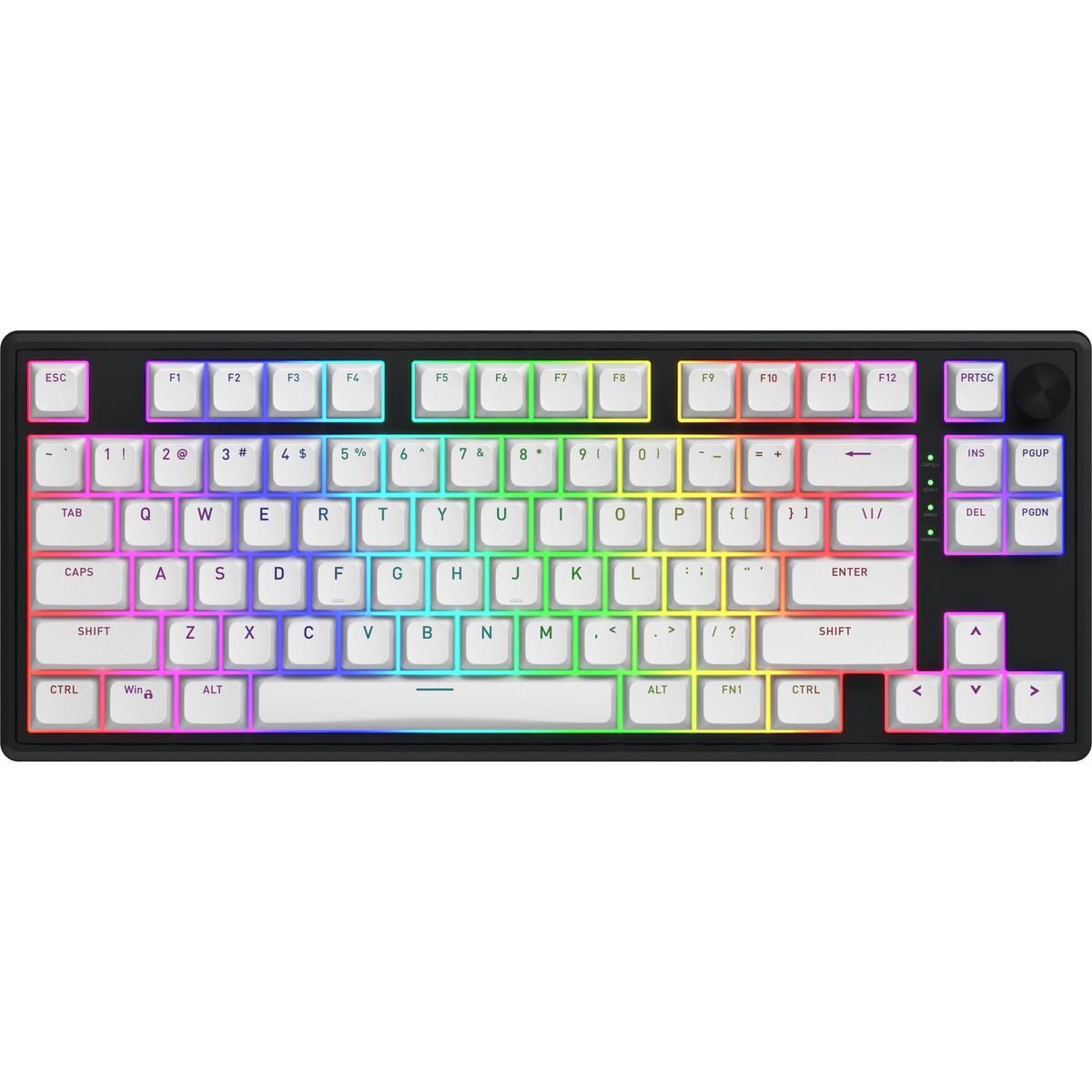 HATOR Skyfall 80 MAG ULTRA 8K tipkovnica Igranje USB QWERTY US Engleski Crno, Bijelo