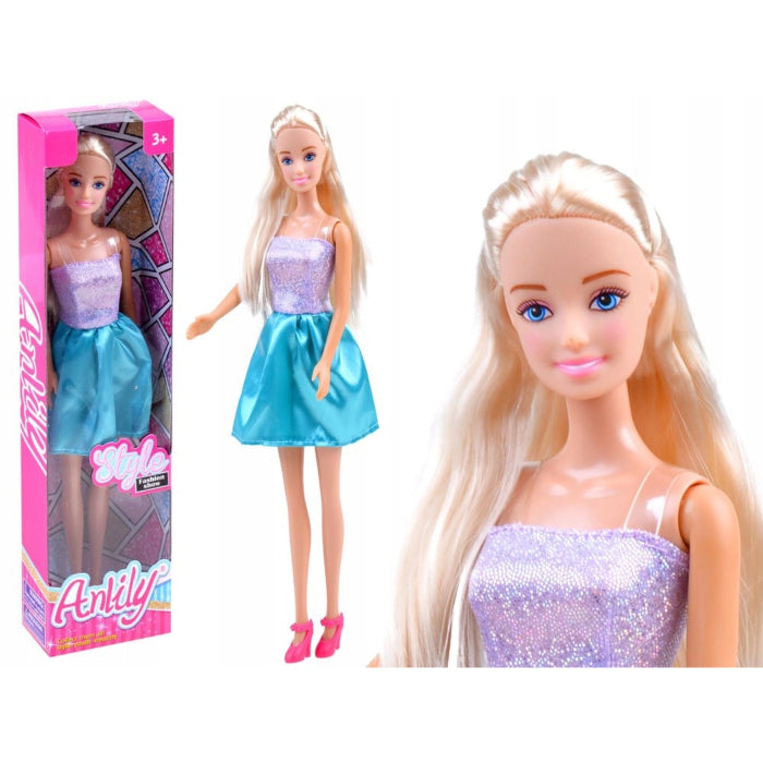 Anlily s dugom plavom kosom