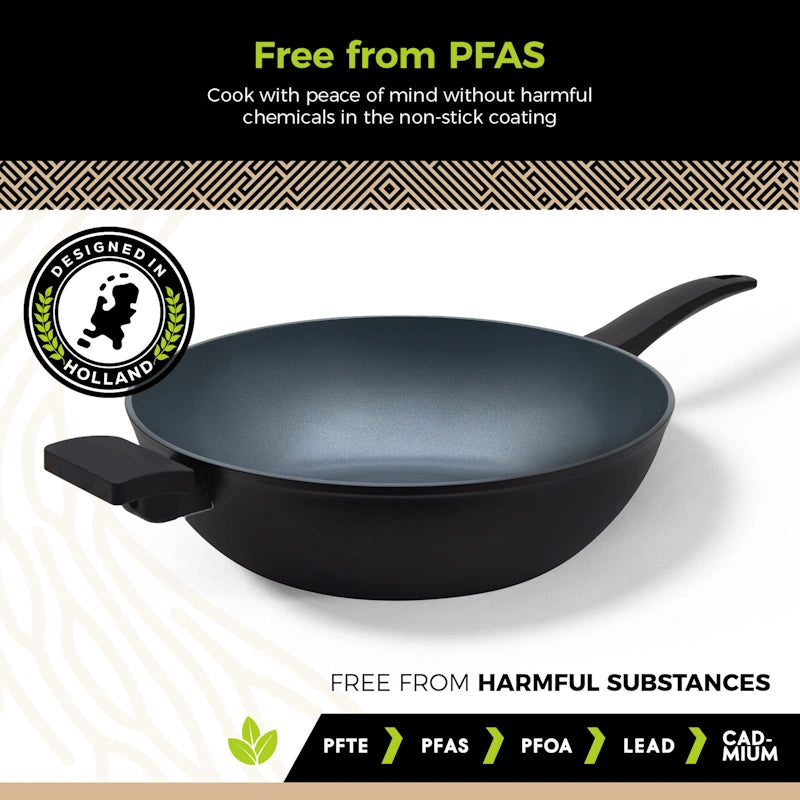 BE Living Wok tava Delight Black 32 cm