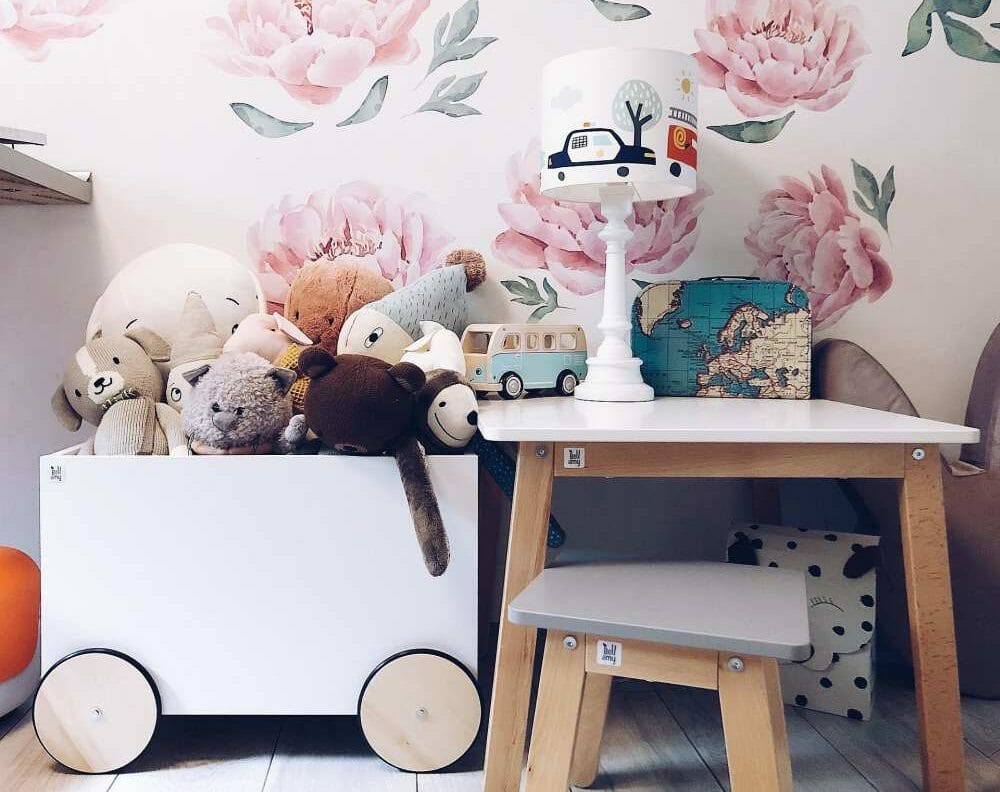 Bellamy Woody stol, pink