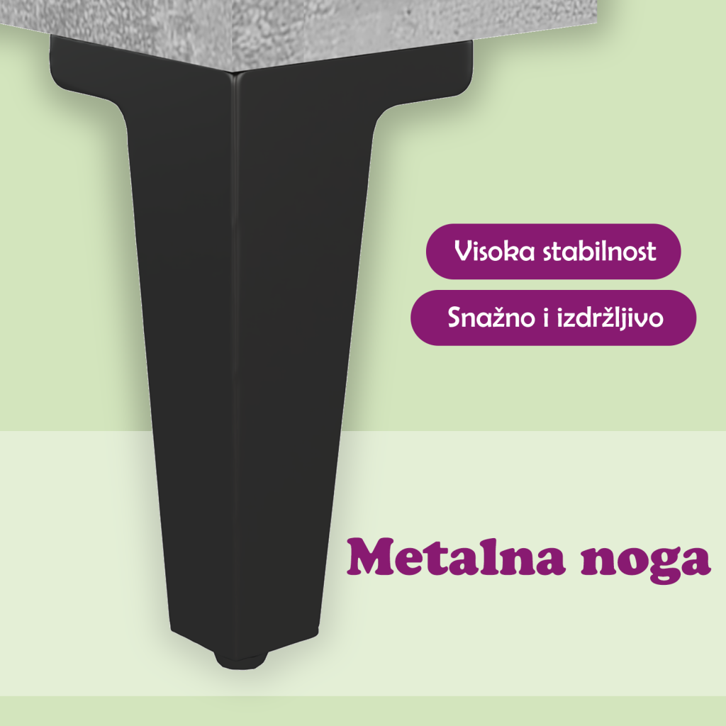Komoda siva boja betona 103,5x35x70 cm od konstruiranog drva