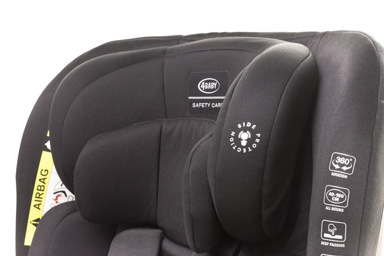 4BABY autosjedalica Matt-fix black