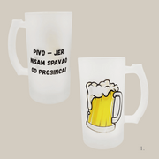 Personalizirane krigle za pivo – Unikatan poklon za rođendan, momačku, godišnjicu....