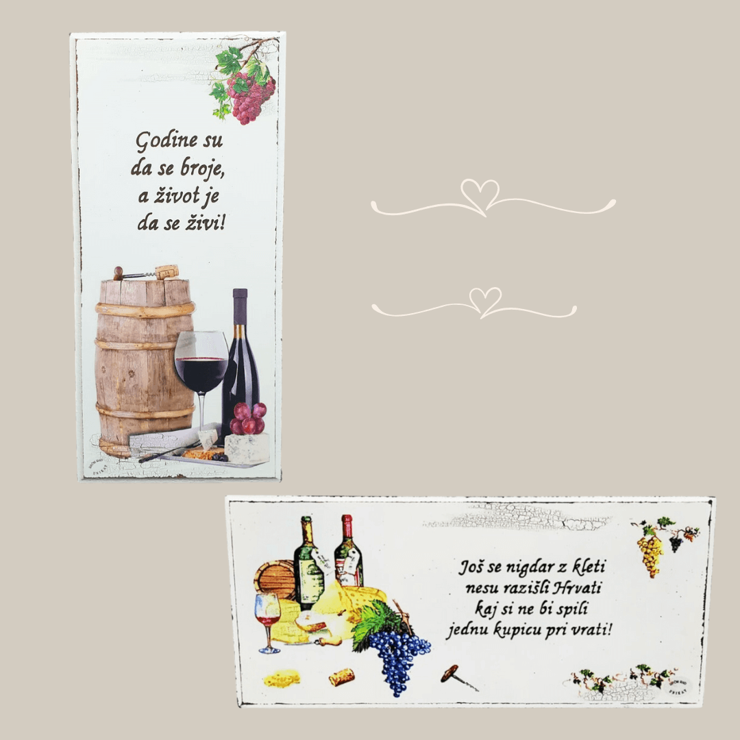 Unesite čaroliju vinograda u svoj dom! Poklon za prijatelje