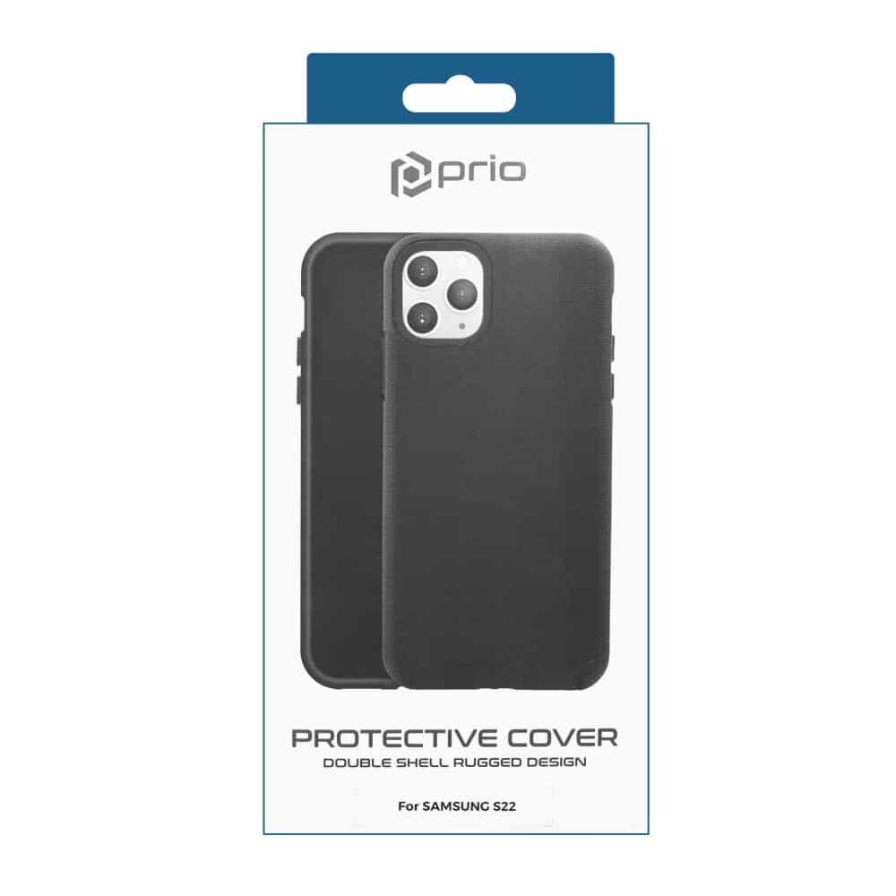 Ochranný kryt Prio pro Samsung S22, černý