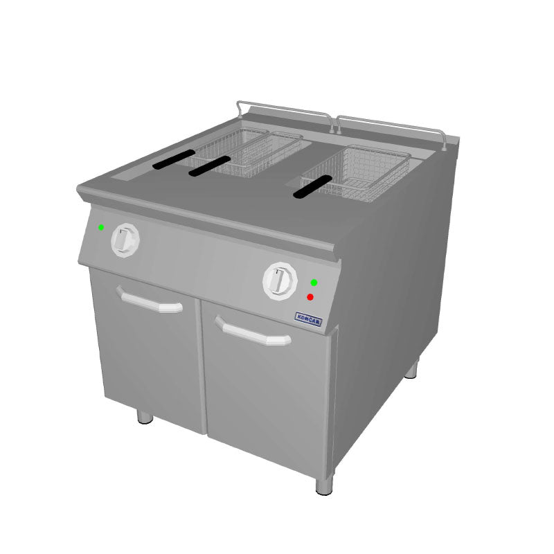 Končar EFD44-80/90 Električna friteza, 2 korita 22+22L