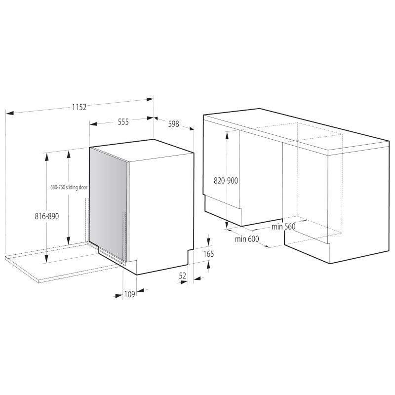 GORENJE GV693C60UV Perilica posuđa ugradbena