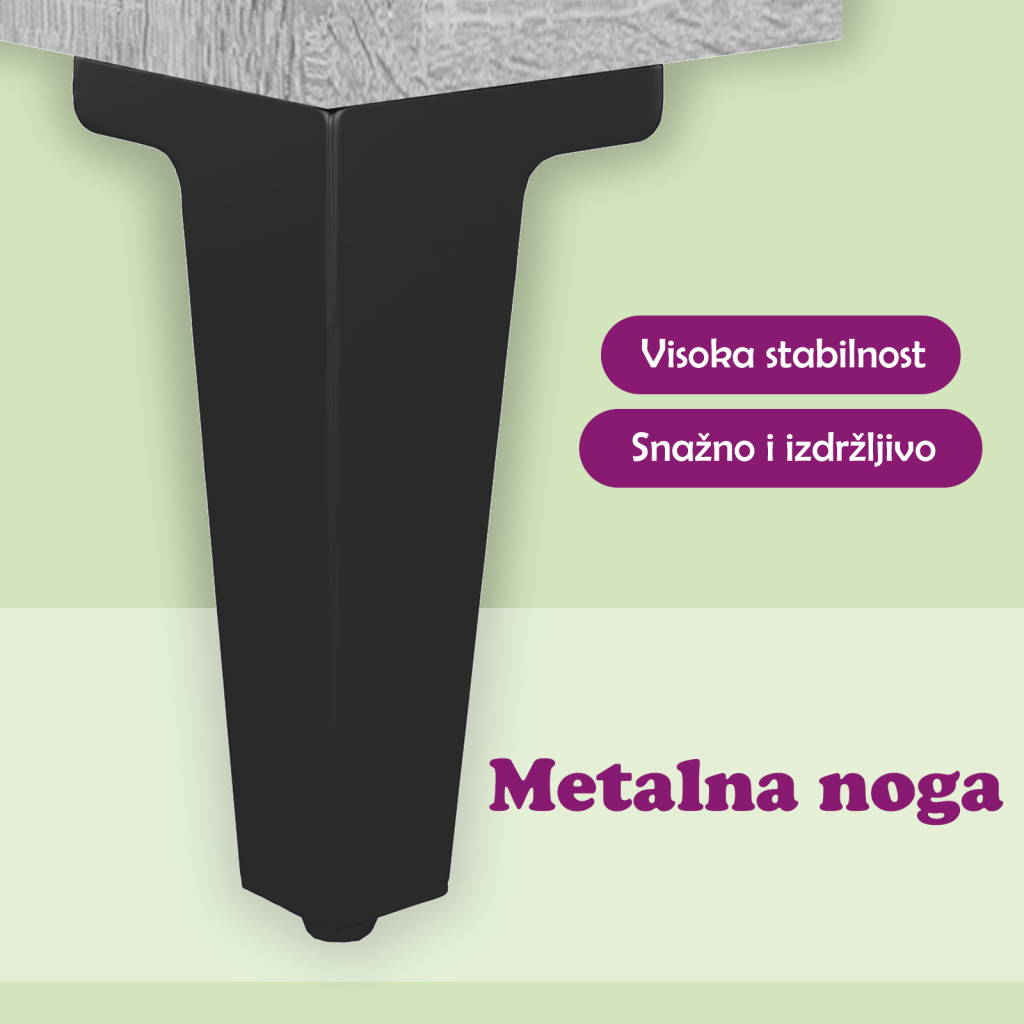 Komoda boja hrasta sonome 60 x 35 x 69 cm konstruirano drvo