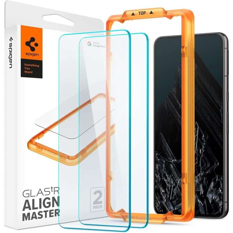 Spigen - Glas.tR Align Master (2 kom) za Google Pixel 8 Pro - Clear