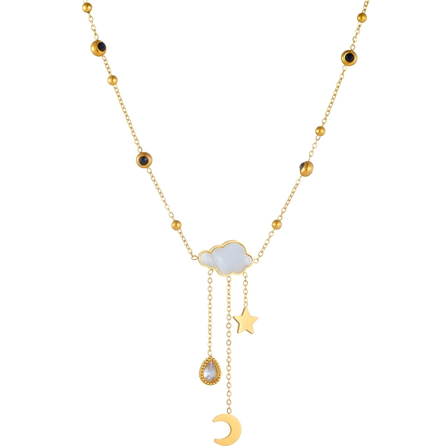 Ogrlica HE-38379 - Zlatna KP38379