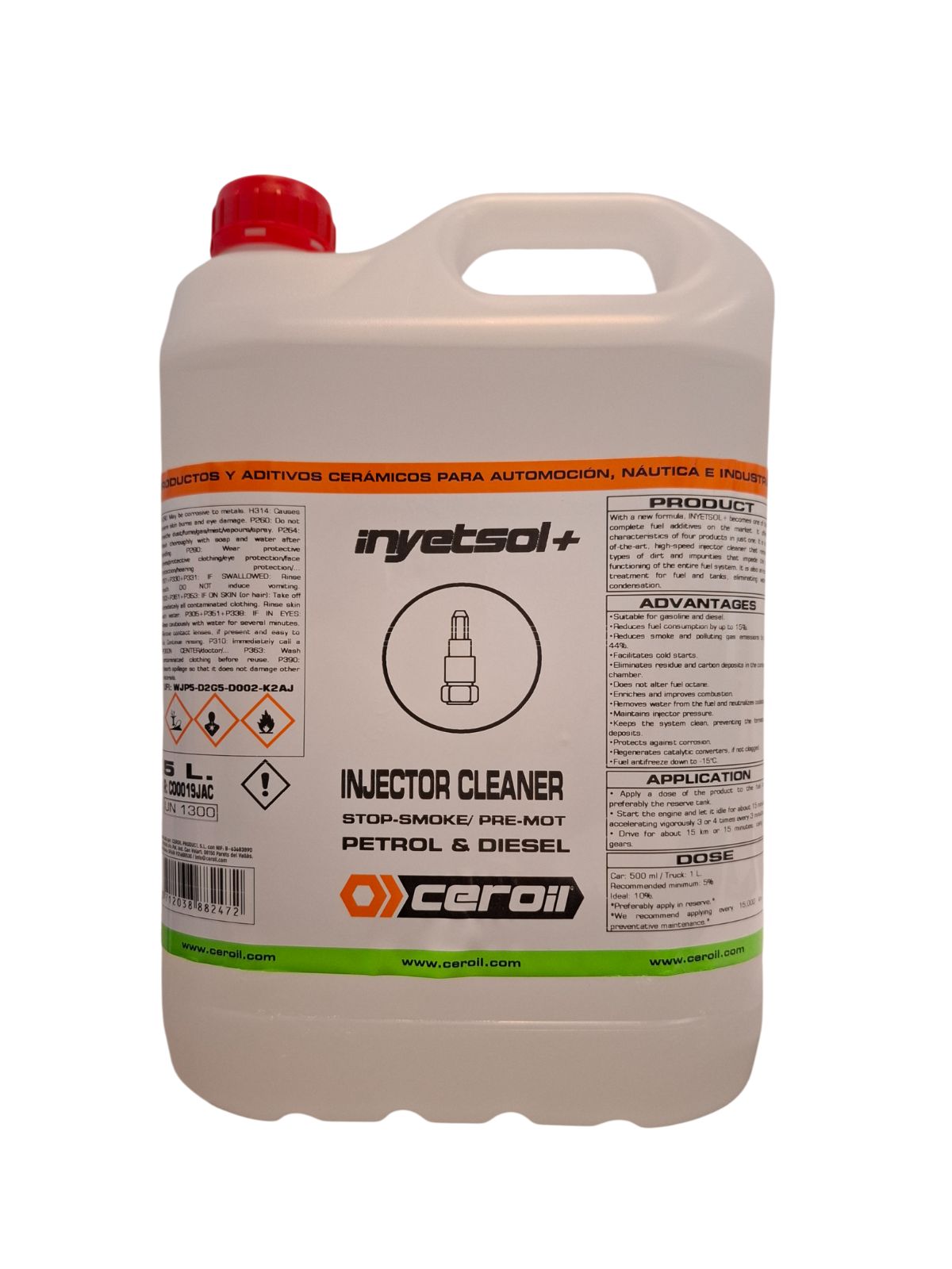 INYETSOL+ -Aditiv za čišćenje injektora 5L