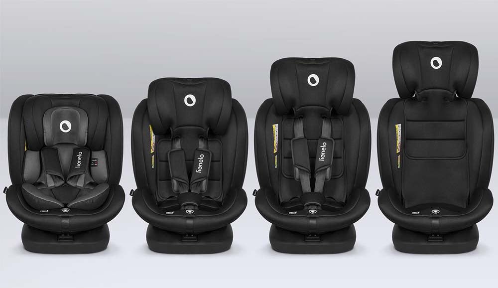 Lionelo autosjedalica Bastiaan i-Size 0-36 kg (40-150 cm) 360, Black Carbon