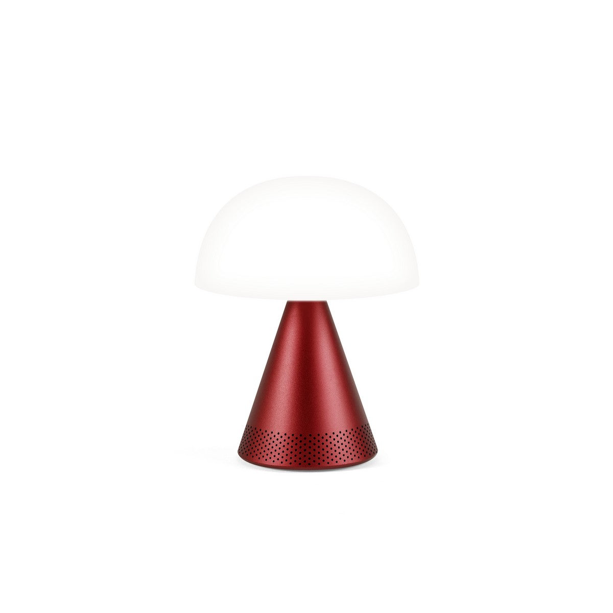 Lexon MINA L AUDIO prijenosna lampa s bluetooth zvučnikom TAMNO CRVENA