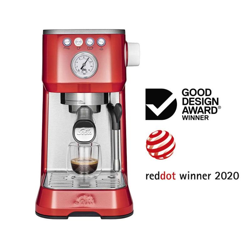 Solis Barista Perfetta Plus Red Espresso Machine